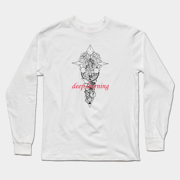 machine translation computer science robotics computer ai neurology psychology software neuroscience Deep learning Long Sleeve T-Shirt by vabontchi